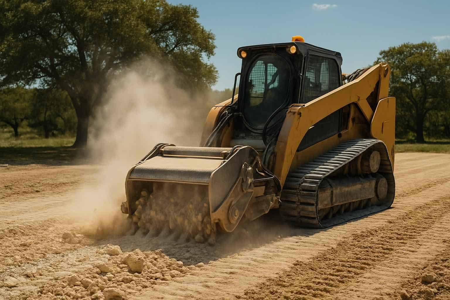 Rock Milling for Pads in Kendalia Texas
