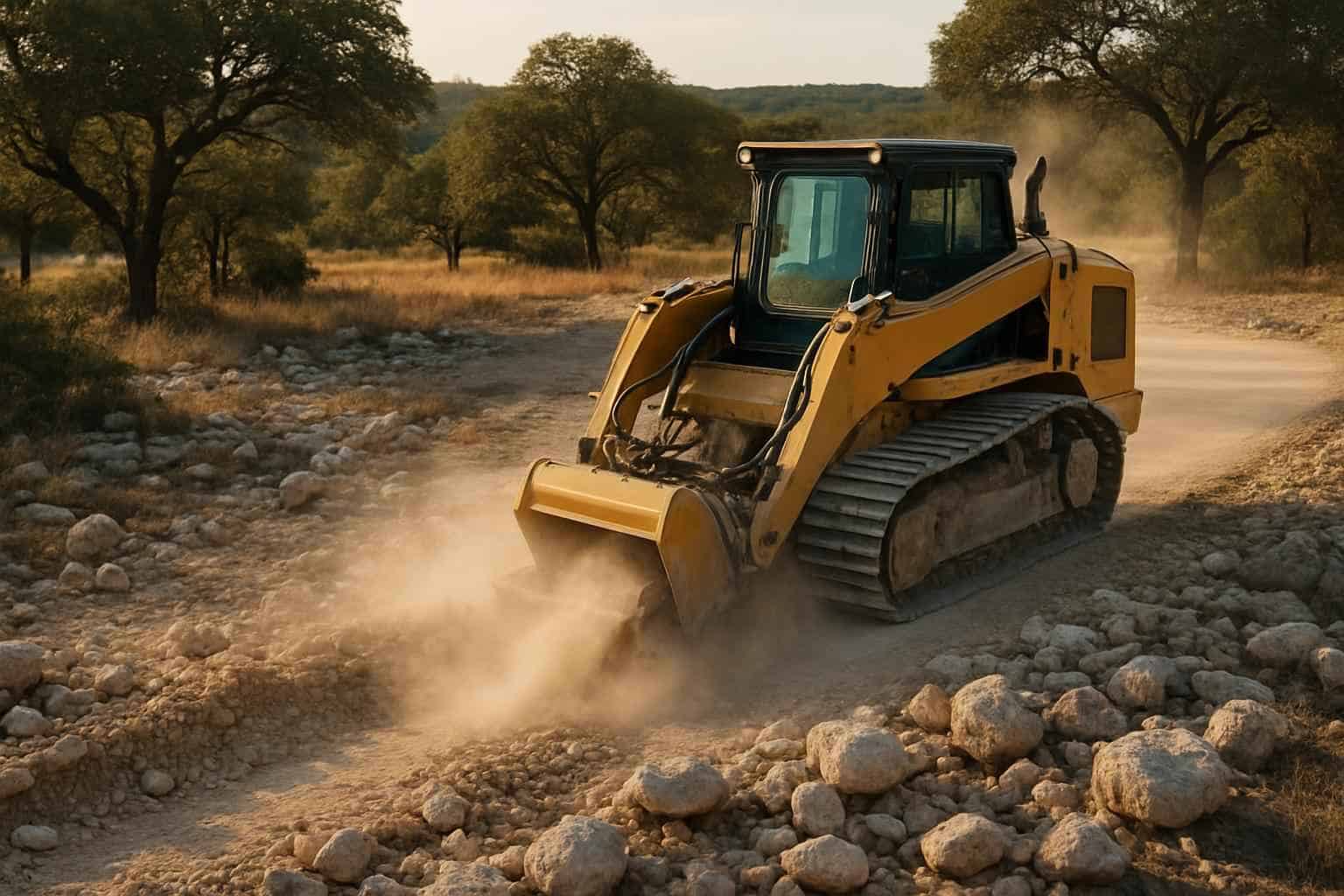 Rock Milling for Pads in Mountain Home Texas