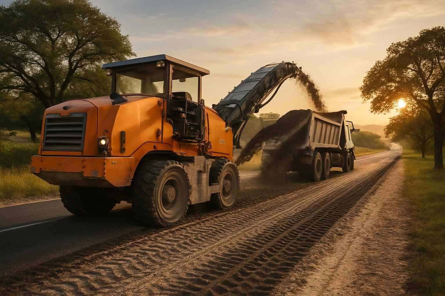 Rock Milling for Roads in Johnson City Texas