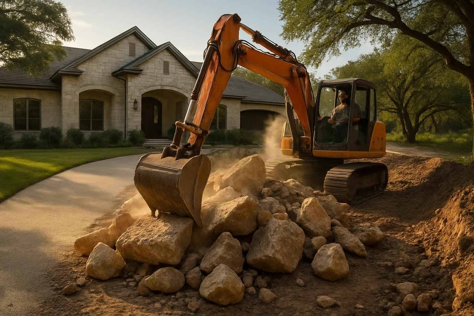 Rock Removal For Driveways in Blanco Texas
