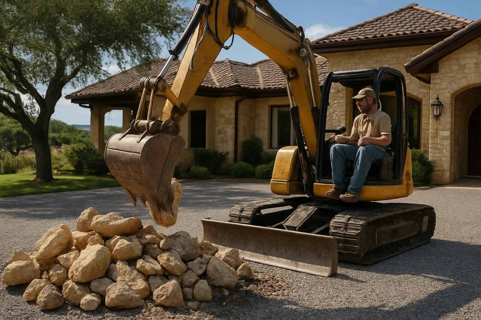 Rock Removal for Driveways in Camp Verde Texas