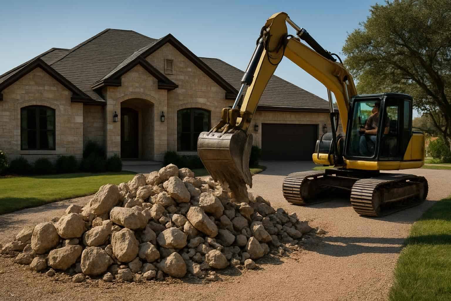 Rock Removal For Driveways in Center Point Texas