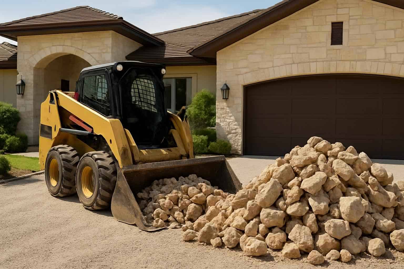 Rock Removal for Driveways in Johnson City Texas