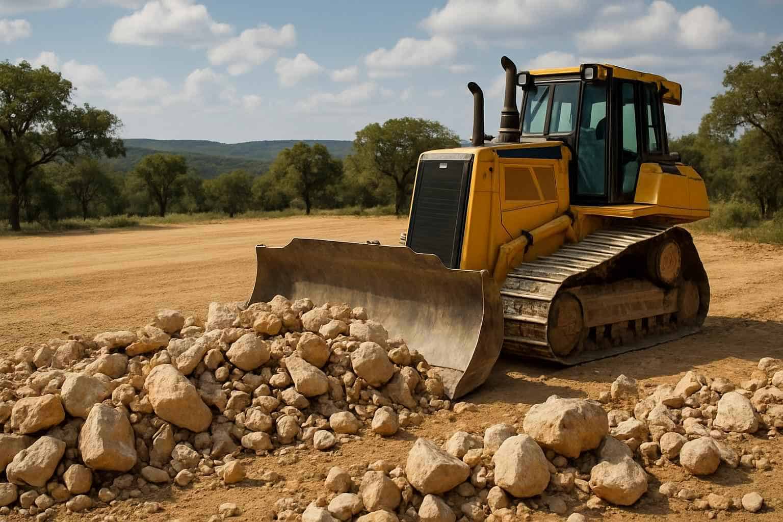 Rock Removal For Pads in Mountain Home Texas