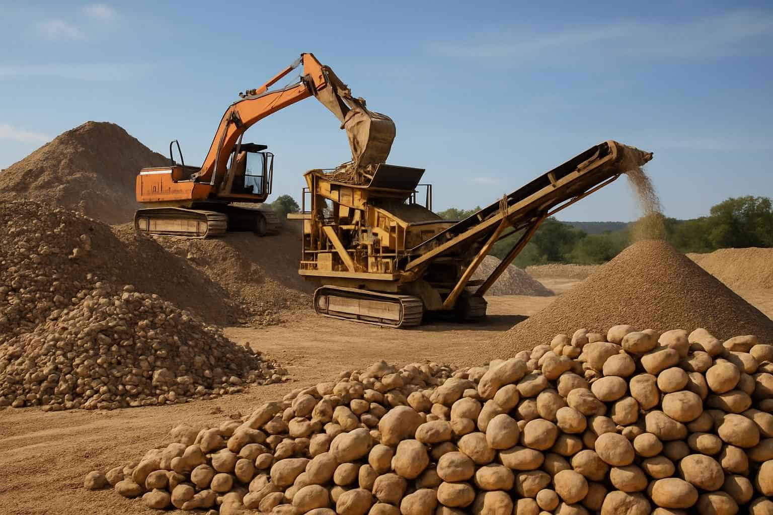 Rock Screening And Sorting in Blanco Texas