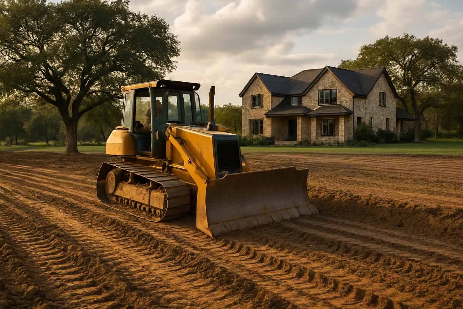 Rough Grading in Ingram Texas