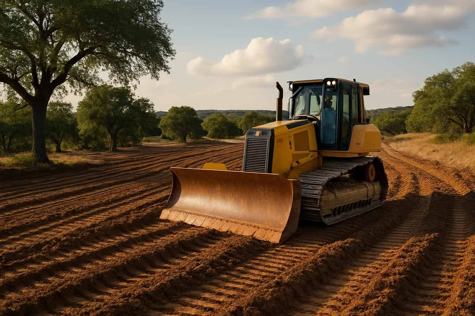 Rough Grading in Johnson City Texas