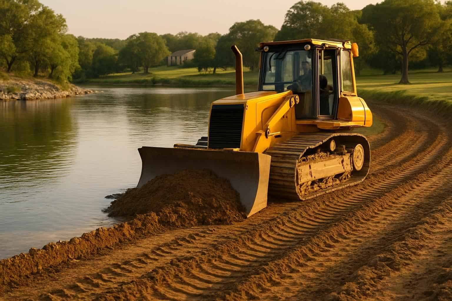 Shoreline Grading in Blanco Texas