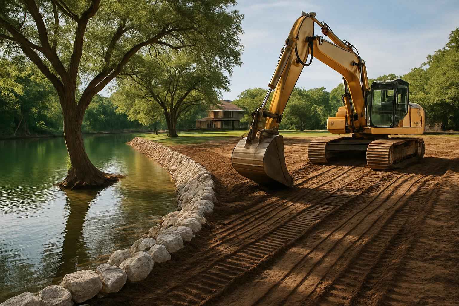 Shoreline Grading in Camp Verde Texas