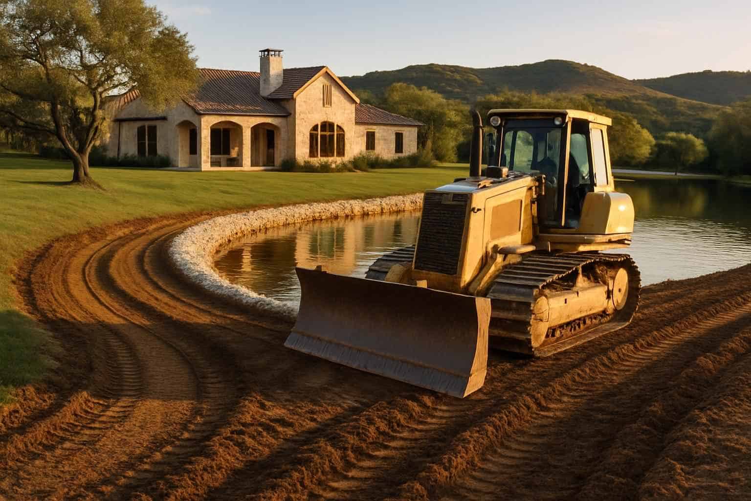 Shoreline Grading in Mountain Home Texas