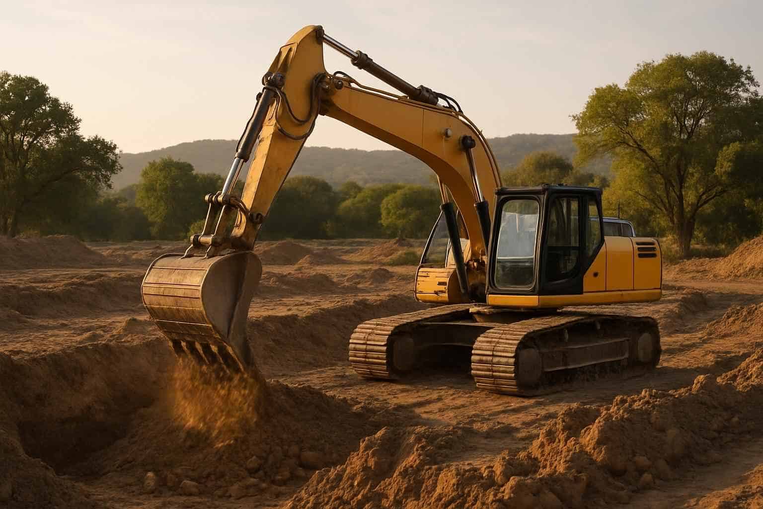 Site Excavation in Ingram Texas