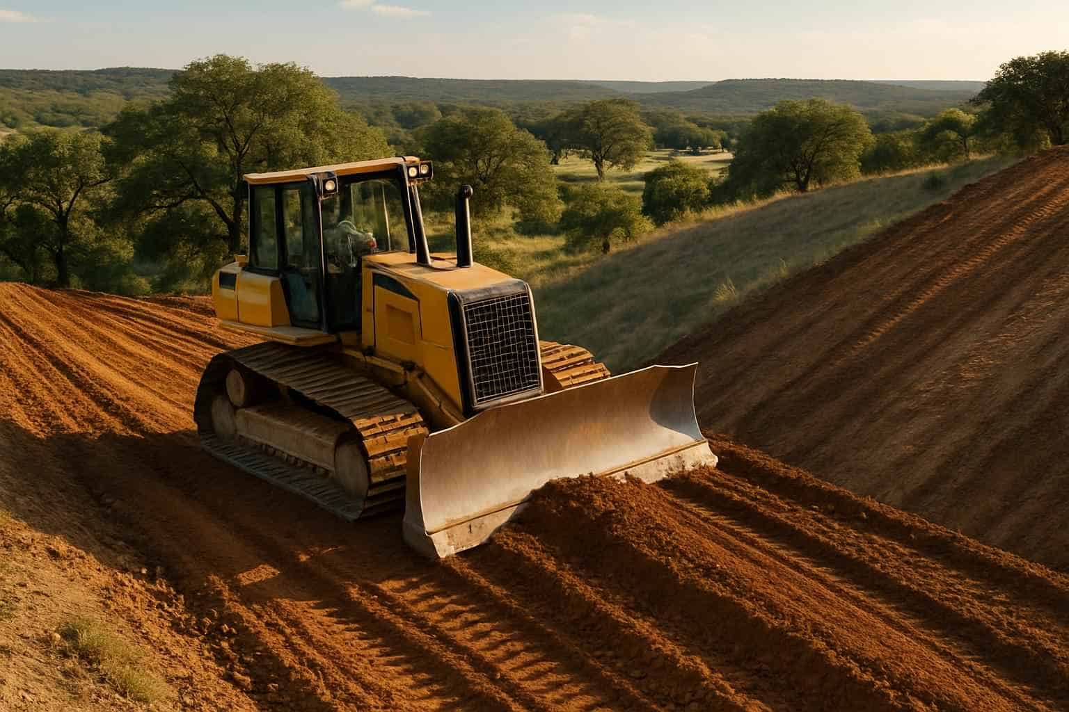 Slope Grading in Blanco Texas