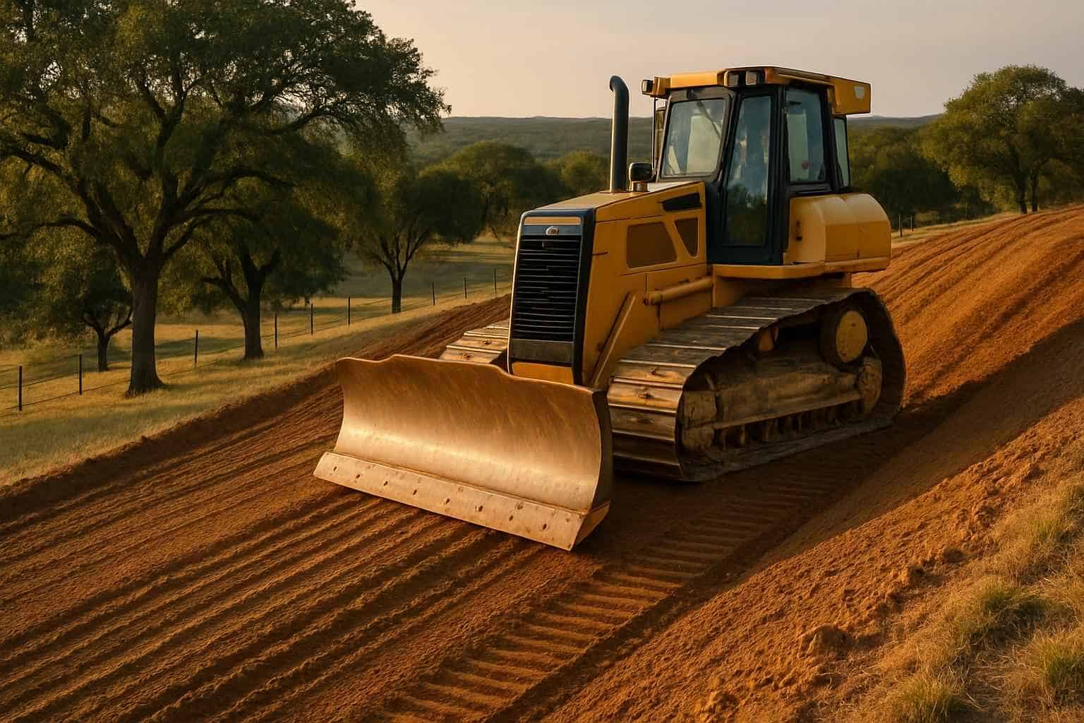Slope Grading in Johnson City Texas