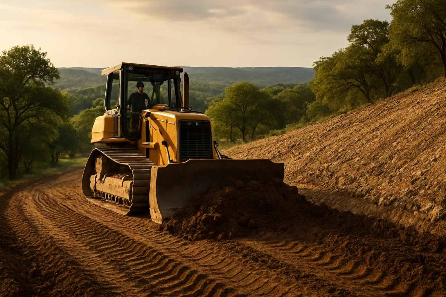 Slope Grading in Kendalia Texas