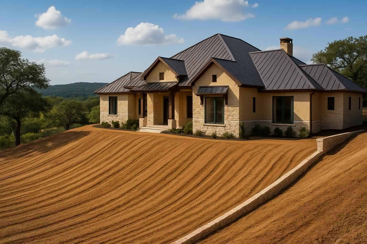Slope Grading in Mountain Home Texas