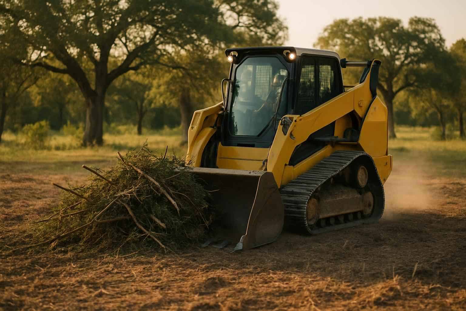 Small Lot Clearing in Johnson City Texas