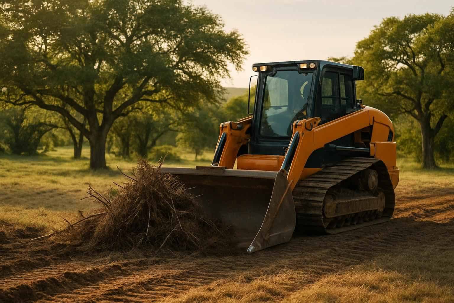 Small Lot Clearing in Kendalia Texas