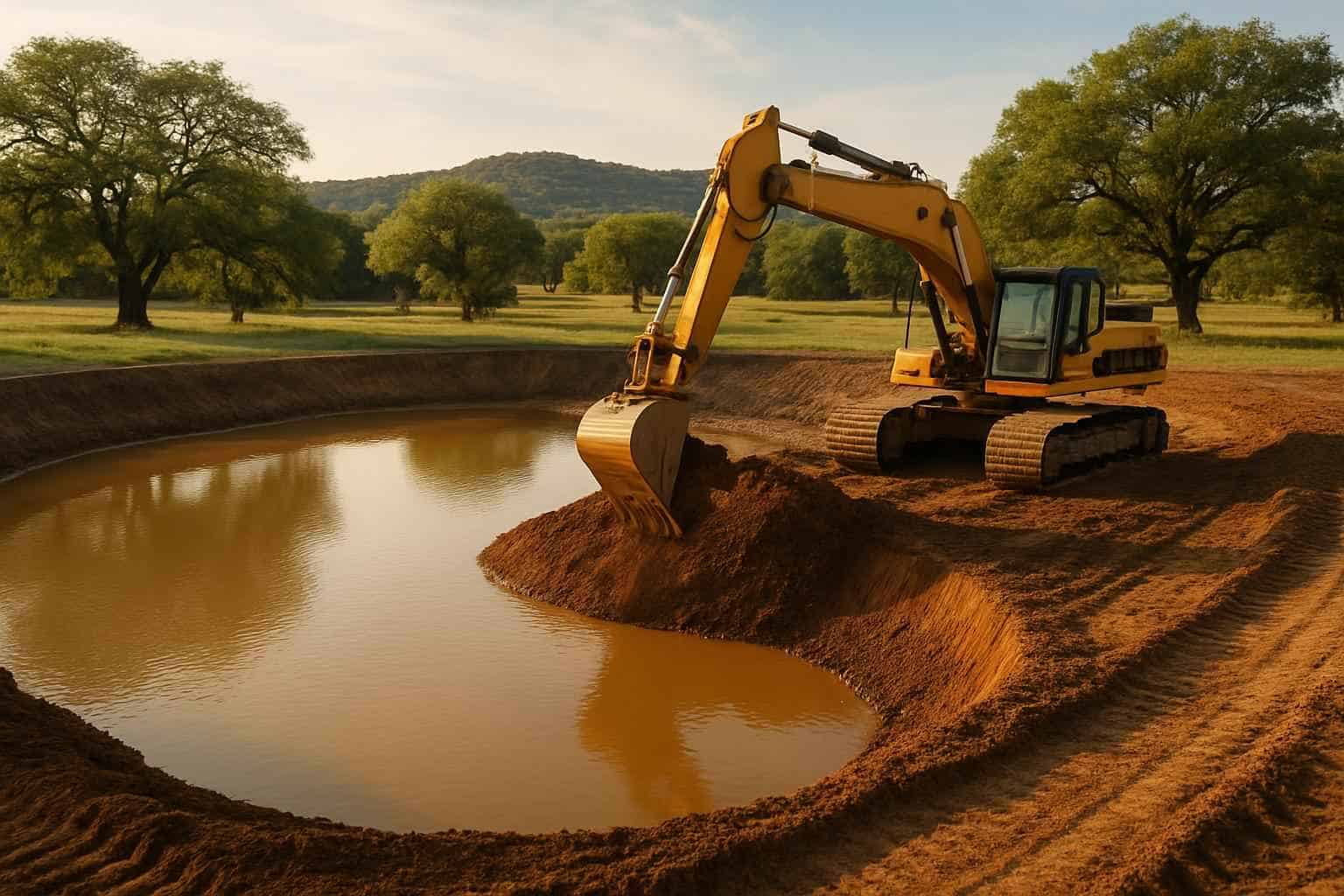 Stock Tank Excavation in Camp Verde Texas