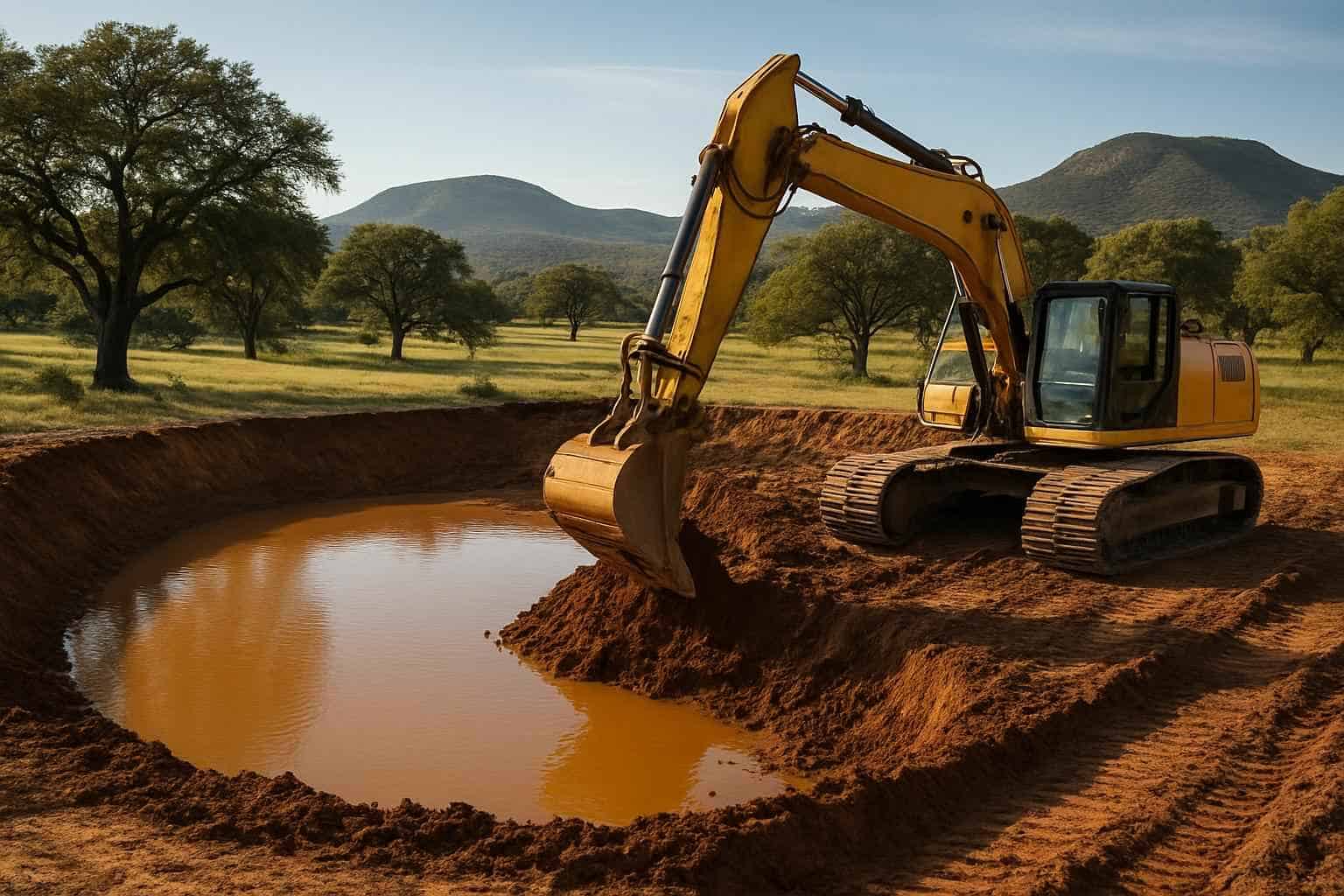 Stock Tank Excavation in Mountain Home Texas
