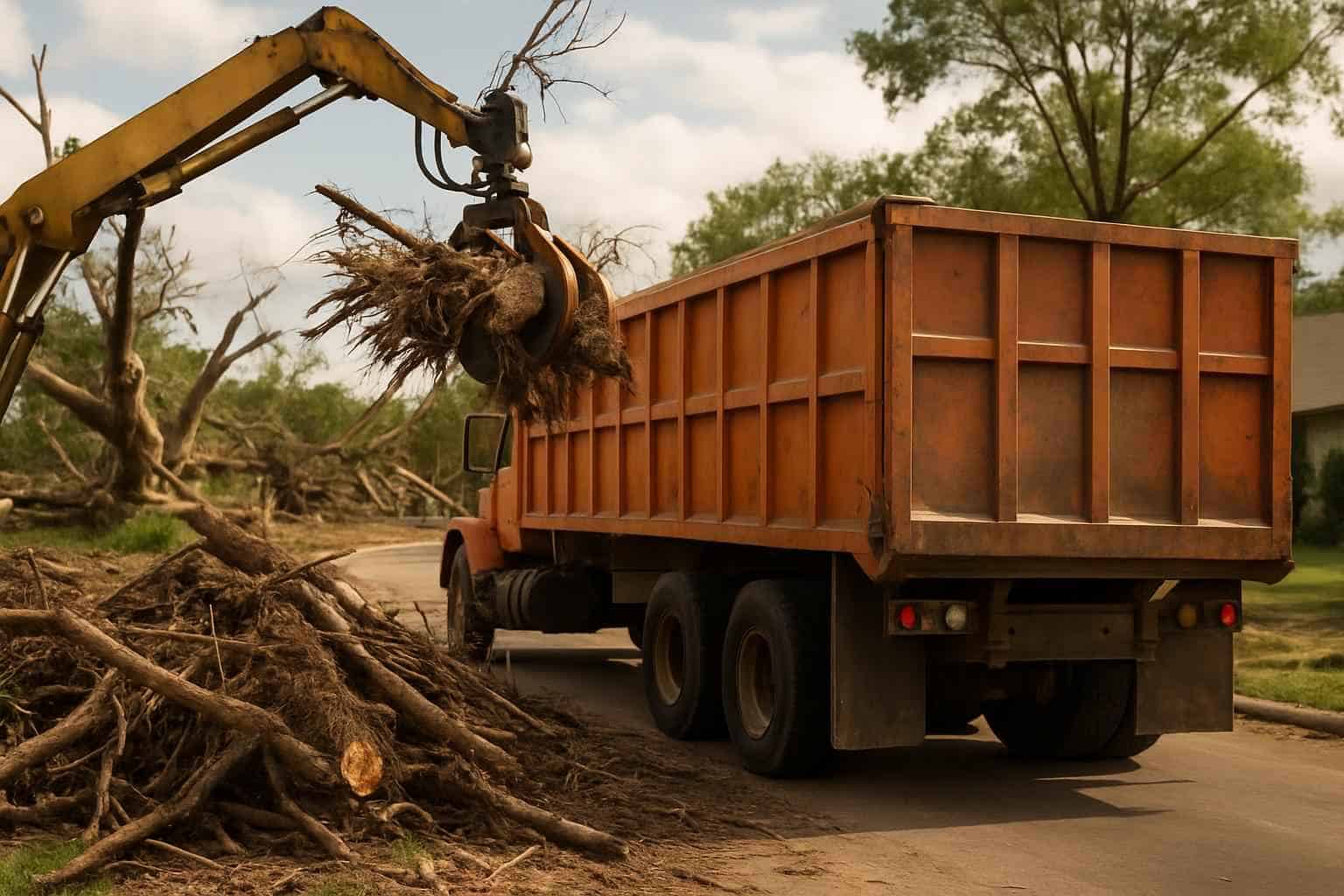 Storm Debris Removal in Blanco Texas