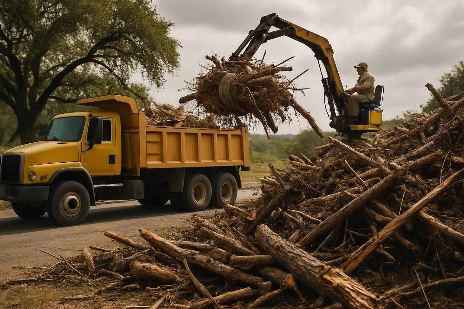 Storm Debris Removal in Camp Verde Texas