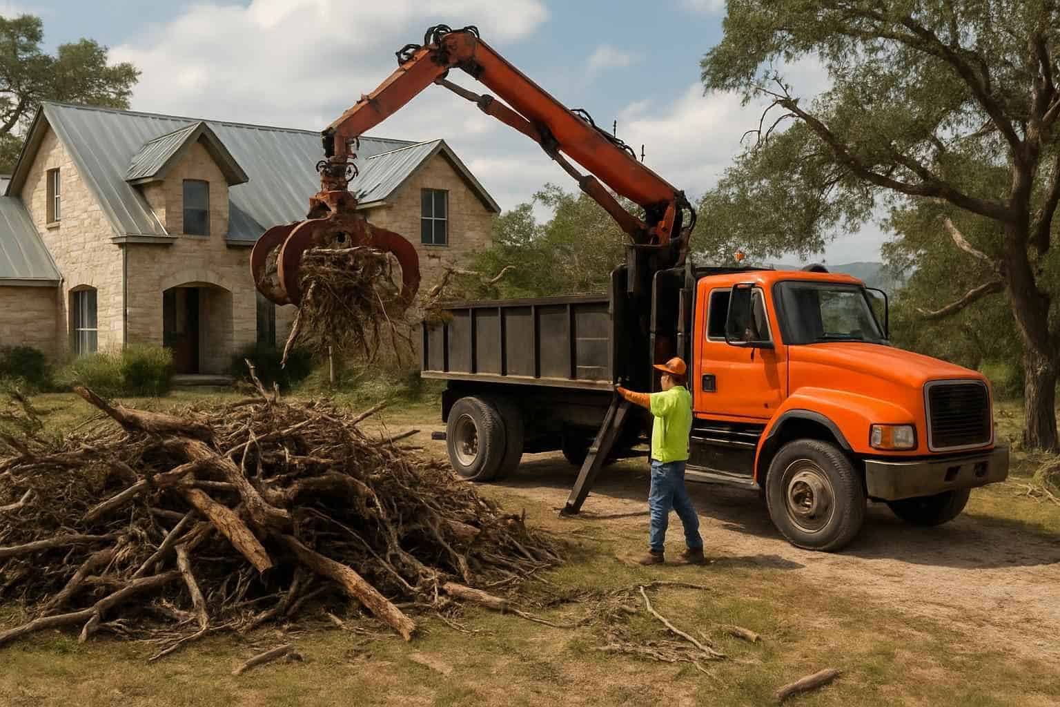 Storm Debris Removal in Mountain Home Texas