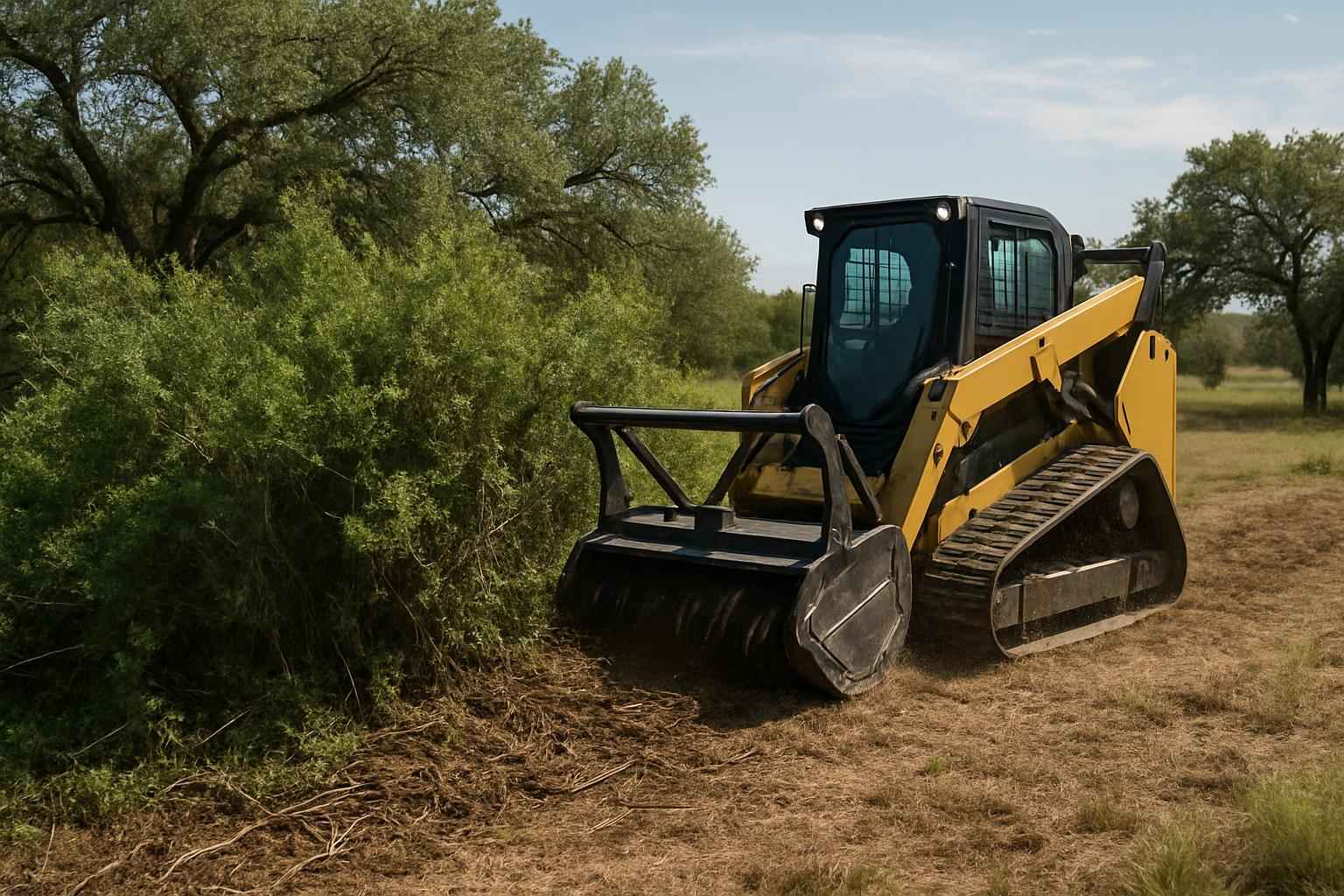 Thick Vegetation Clearing in Johnson City Texas