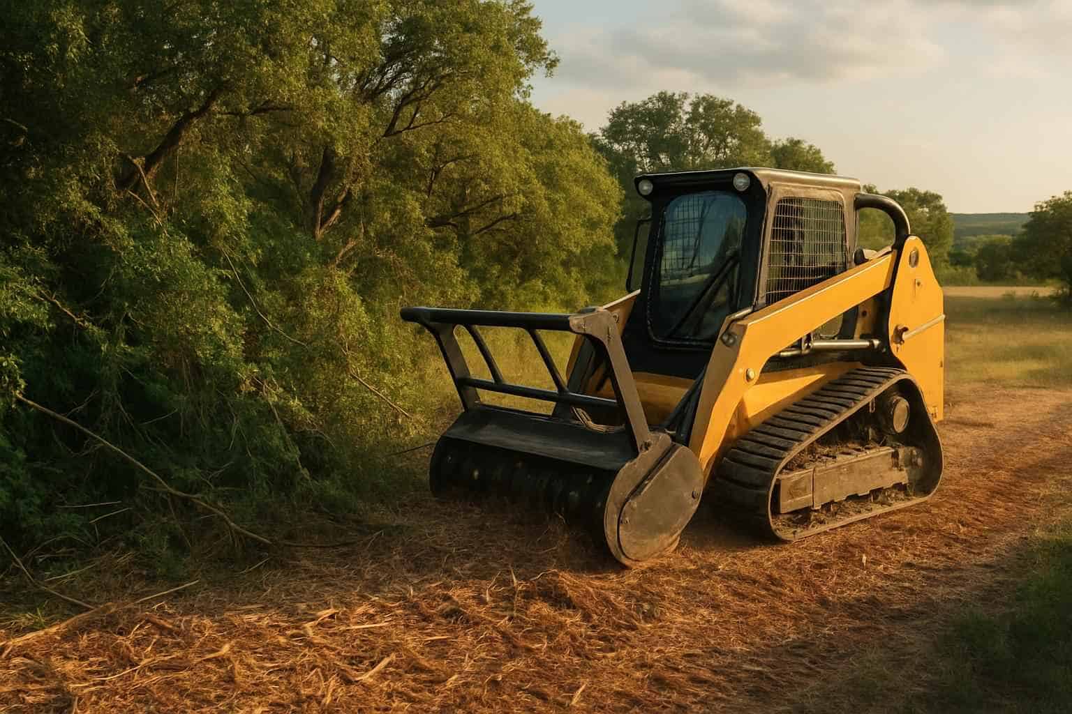 Thick Vegetation Clearing in Kendalia Texas