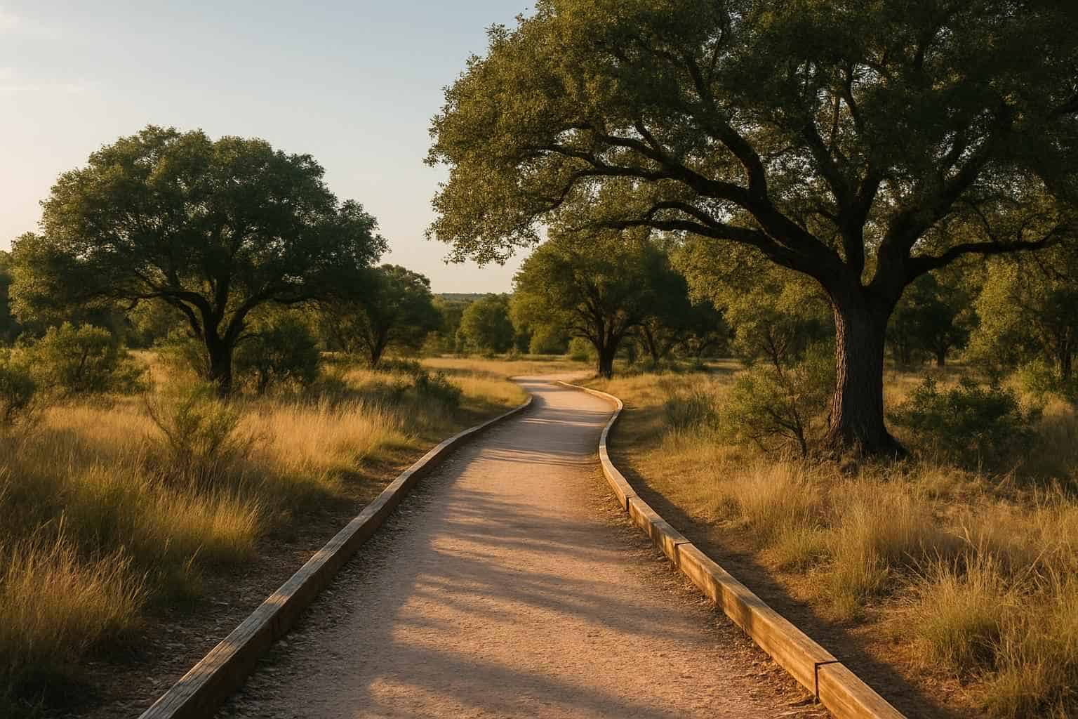 Trails and Access Paths in Blanco Texas