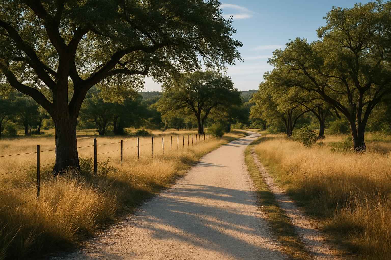 Trails and Access Paths in Center Point Texas