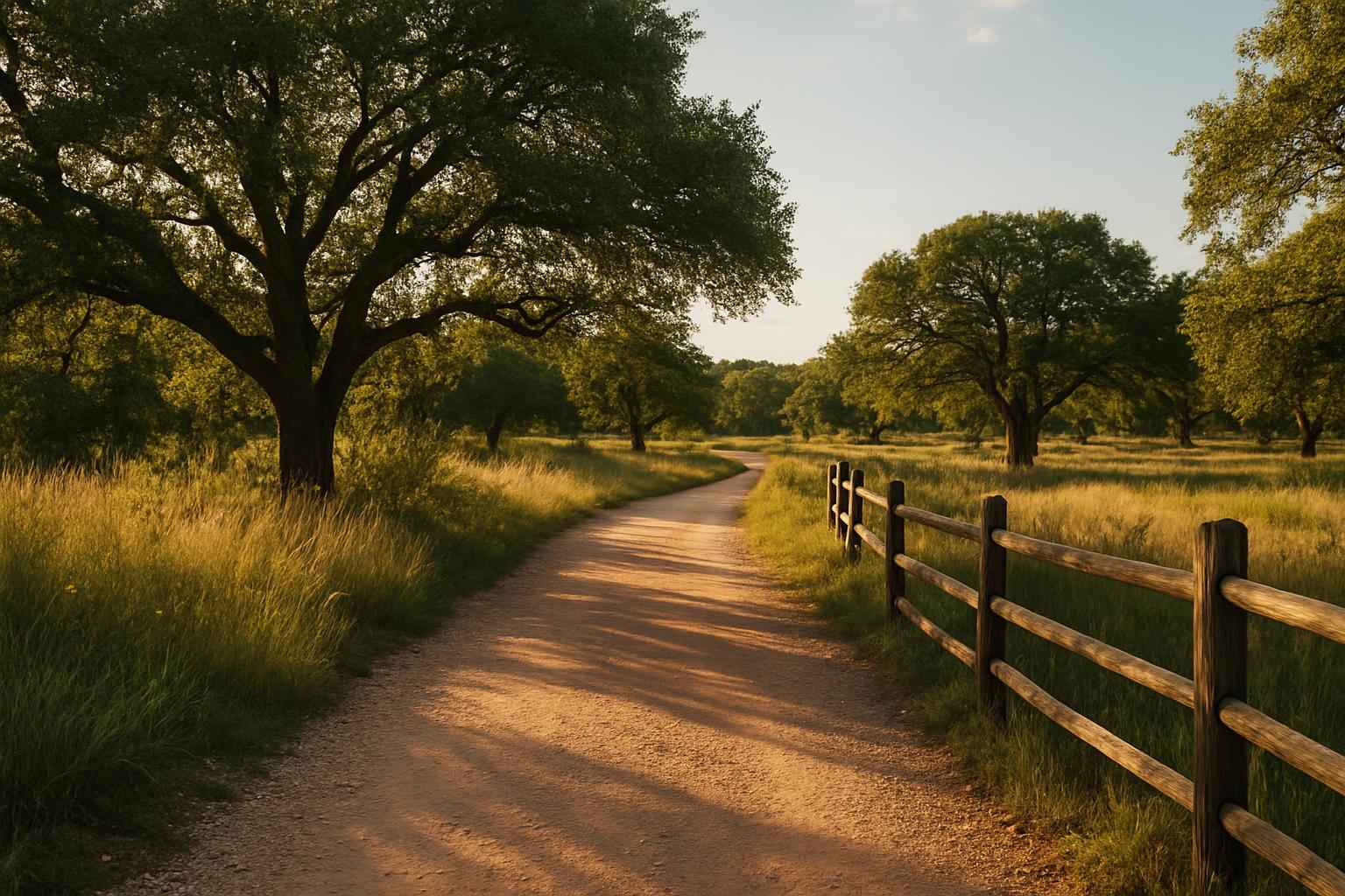 Trails and Access Paths in Johnson City Texas