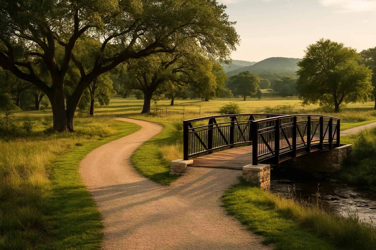 Trails and Access Paths in Sisterdale Texas