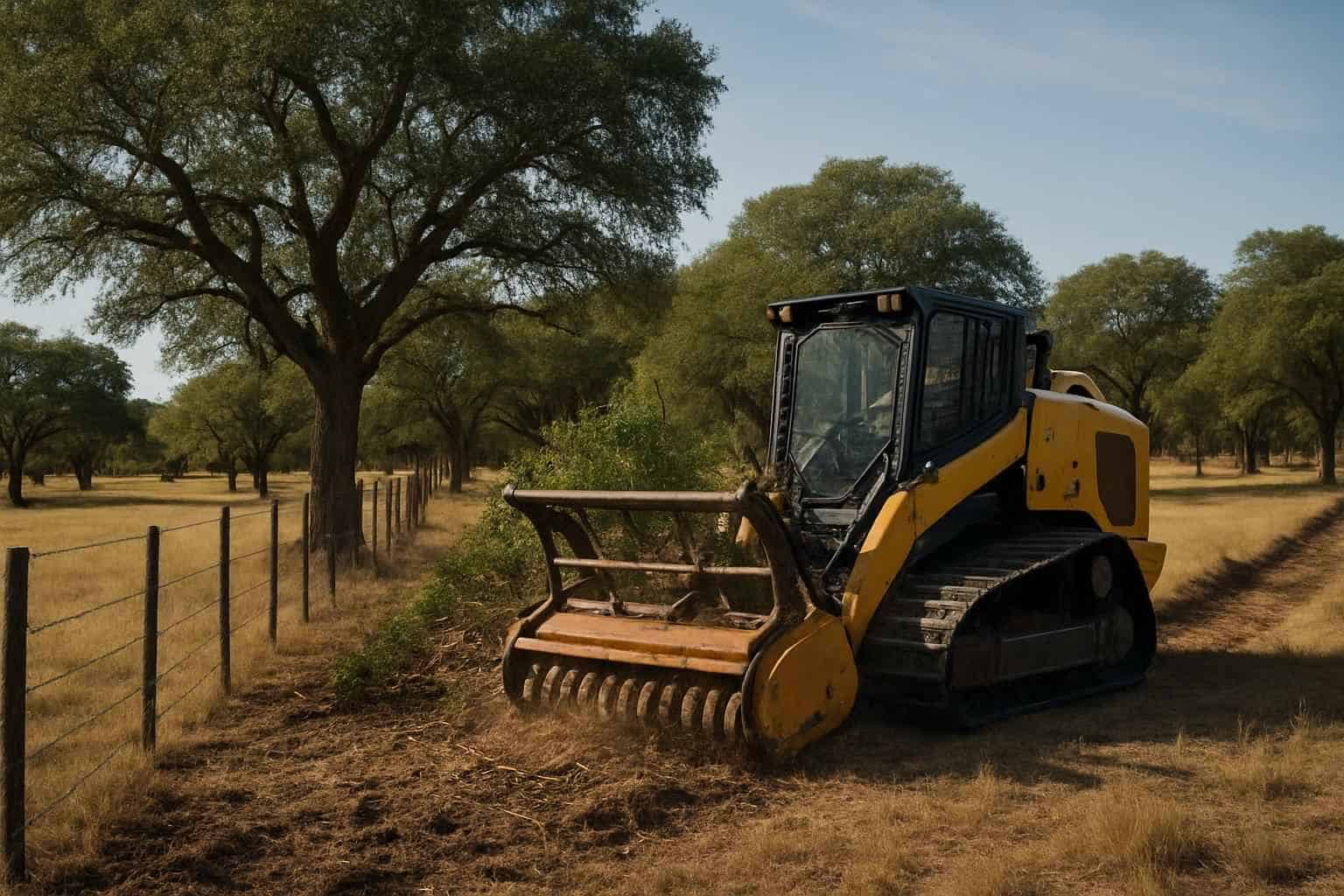 Tree and Brush Fence Clearing in Mountain Home Texas