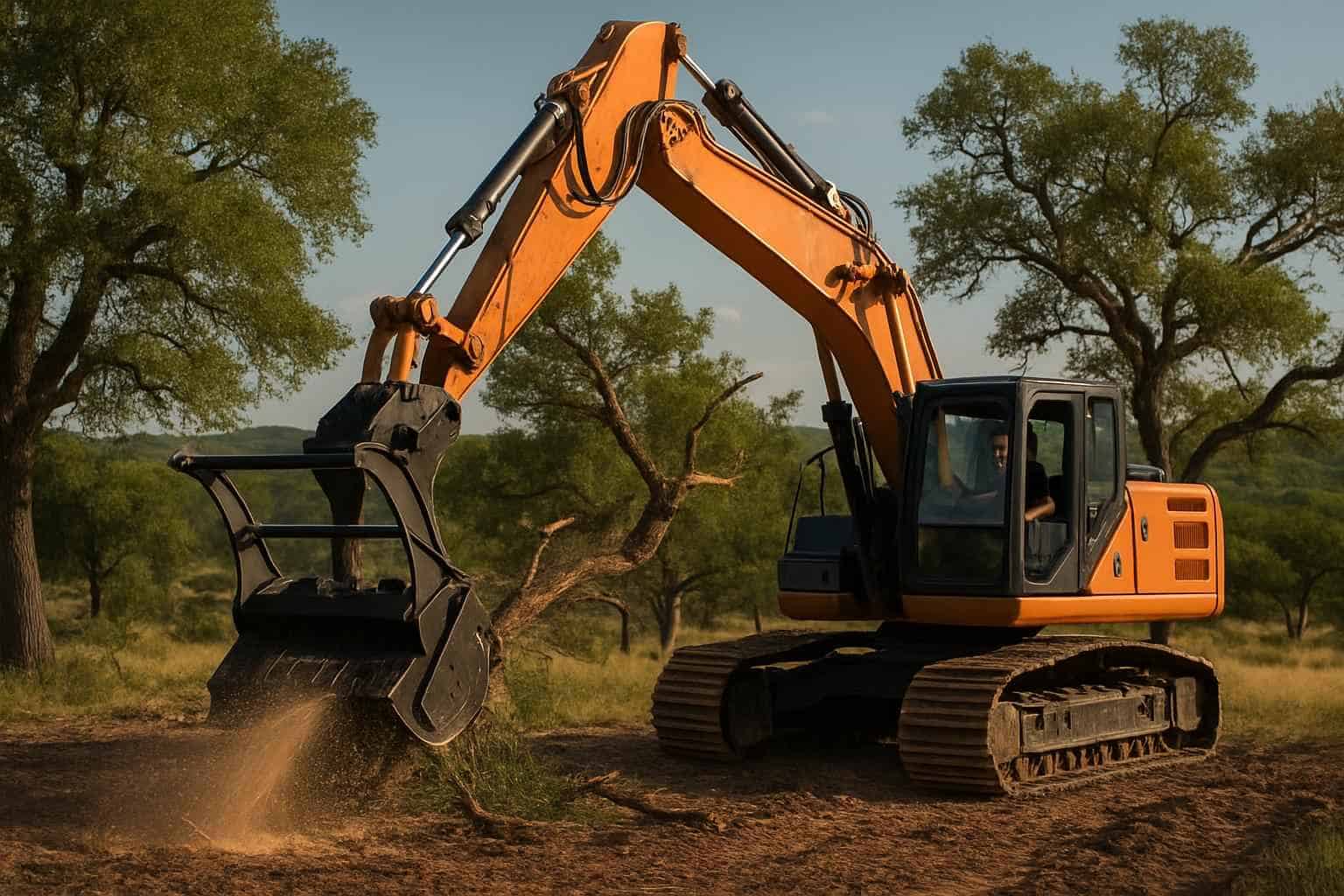 Tree Clearing in Hunt Texas