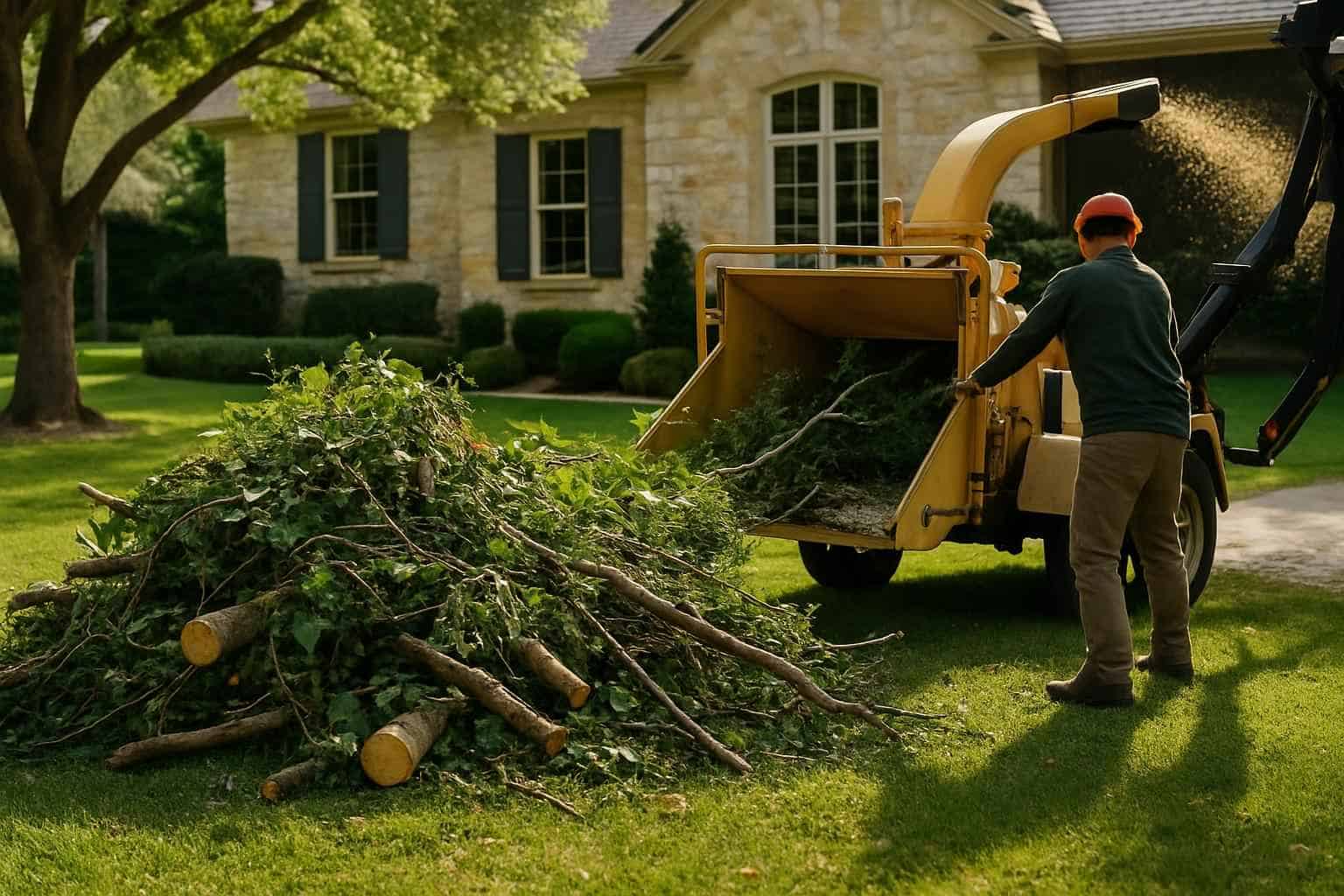 Tree Debris Removal in Center Point Texas
