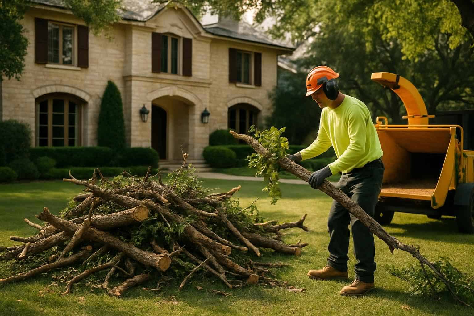 Tree Debris Removal in Ingram Texas