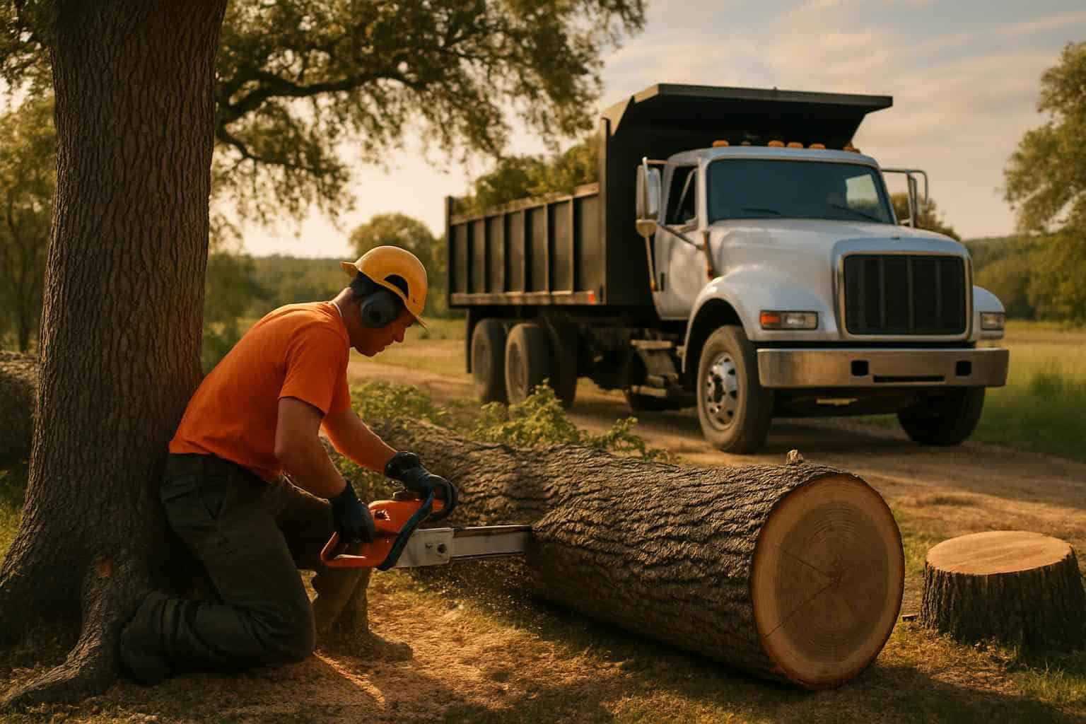 Tree Felling and Hauling in Blanco Texas