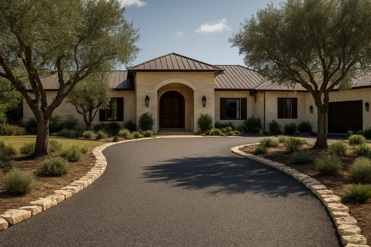 Two Course Chip Seal in Blanco Texas