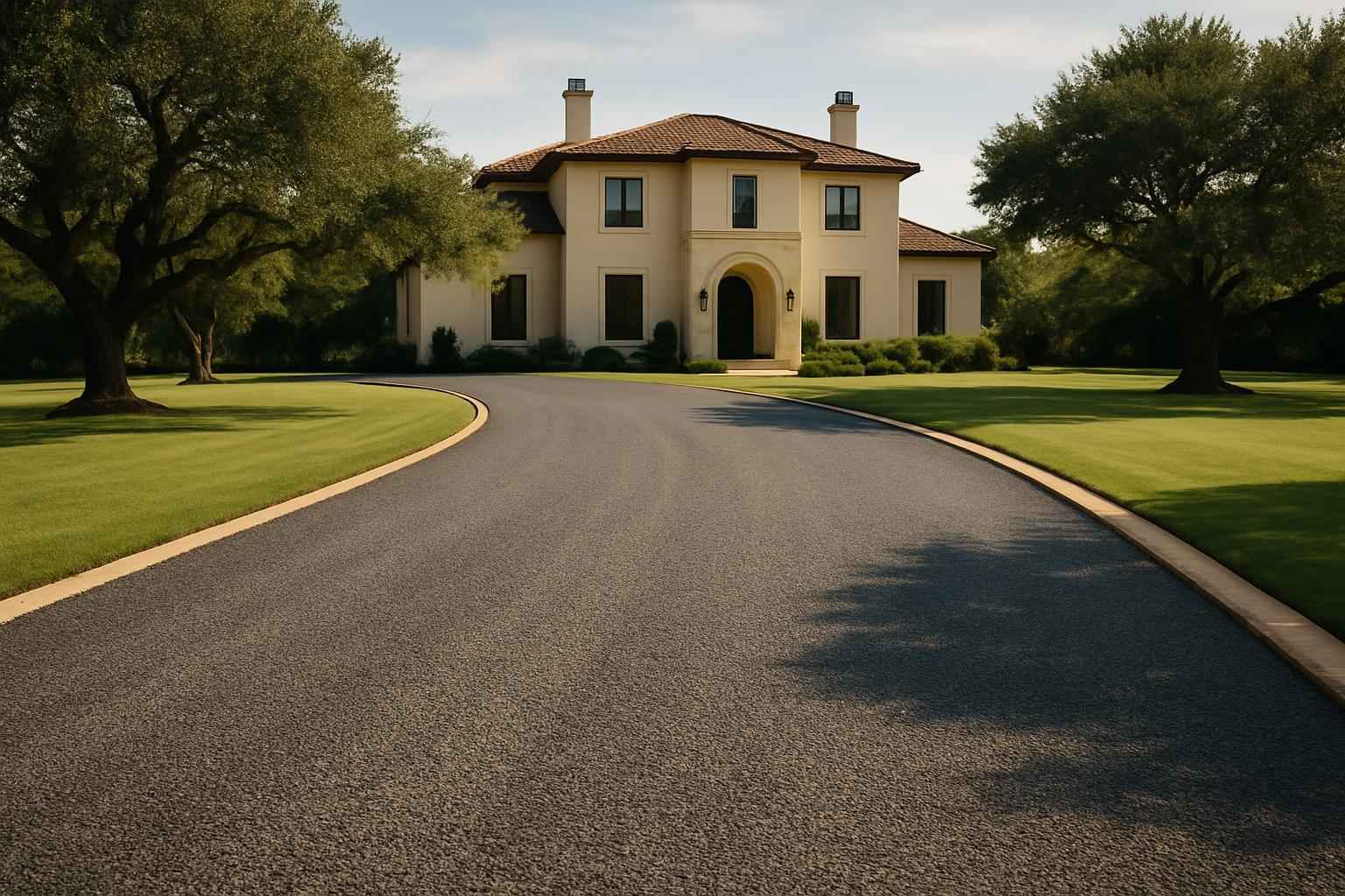 Two Course Chip Seal in Center Point Texas