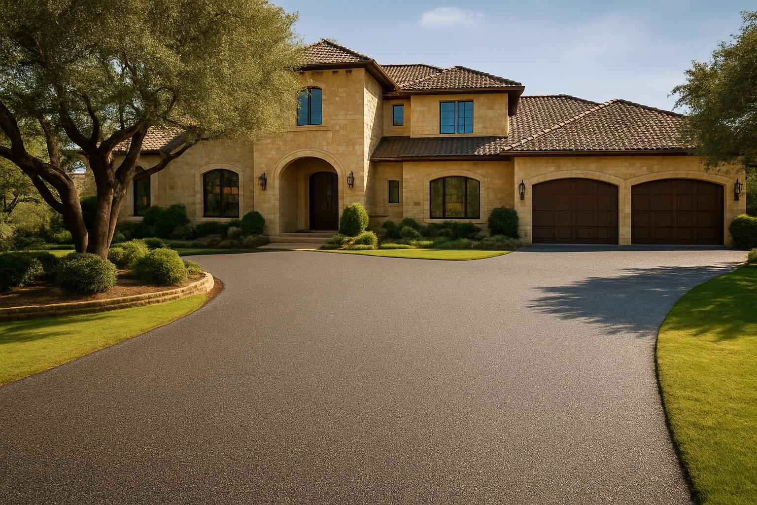 Two Course Chip Seal in Ingram Texas