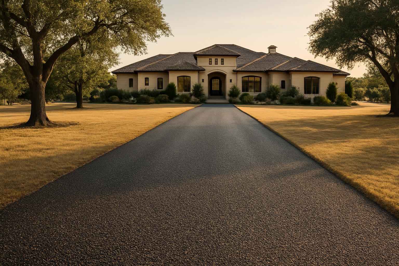 Two Course Chip Seal in Johnson City Texas