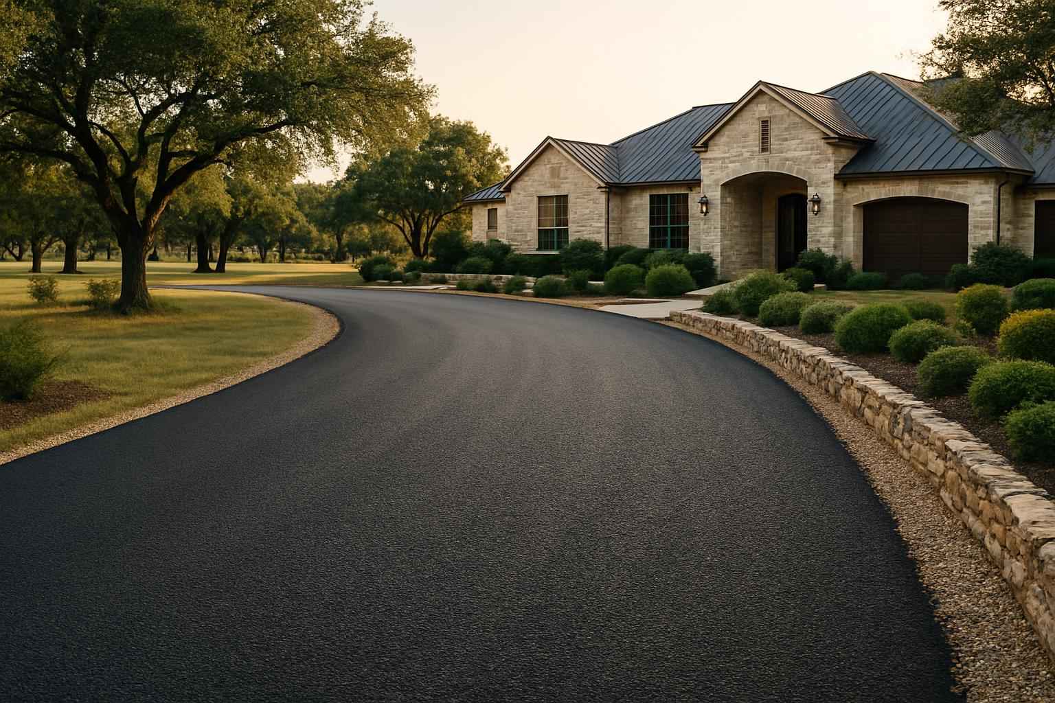 Two Course Chip Seal in Kendalia Texas