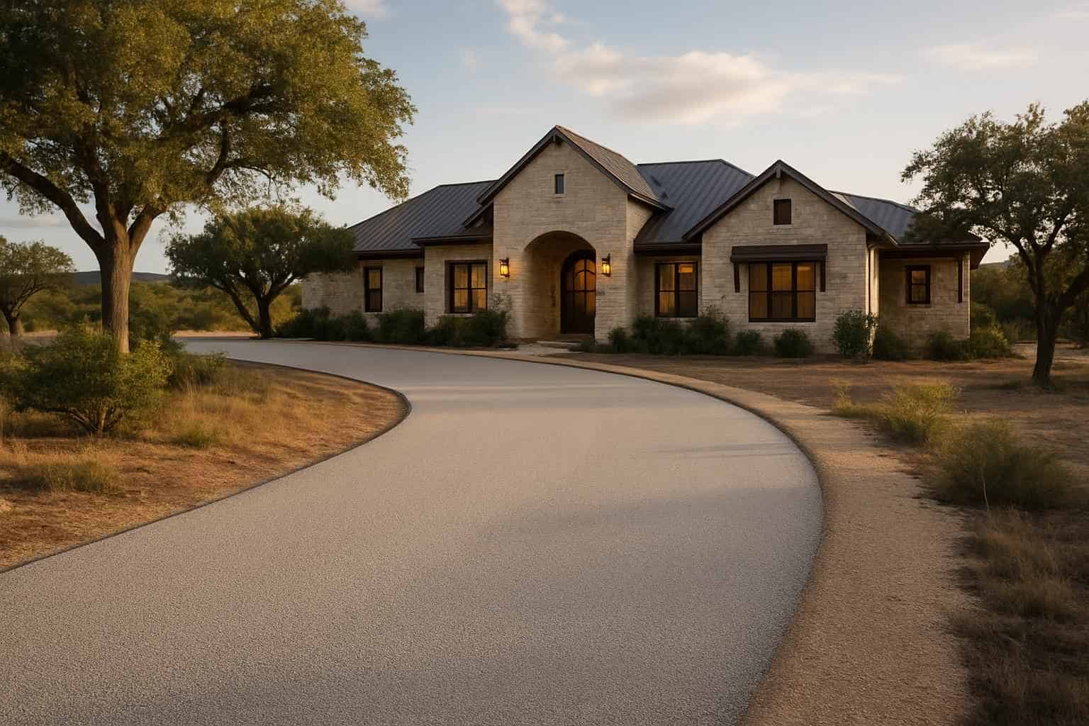 Two Course Chip Seal in Mountain Home Texas