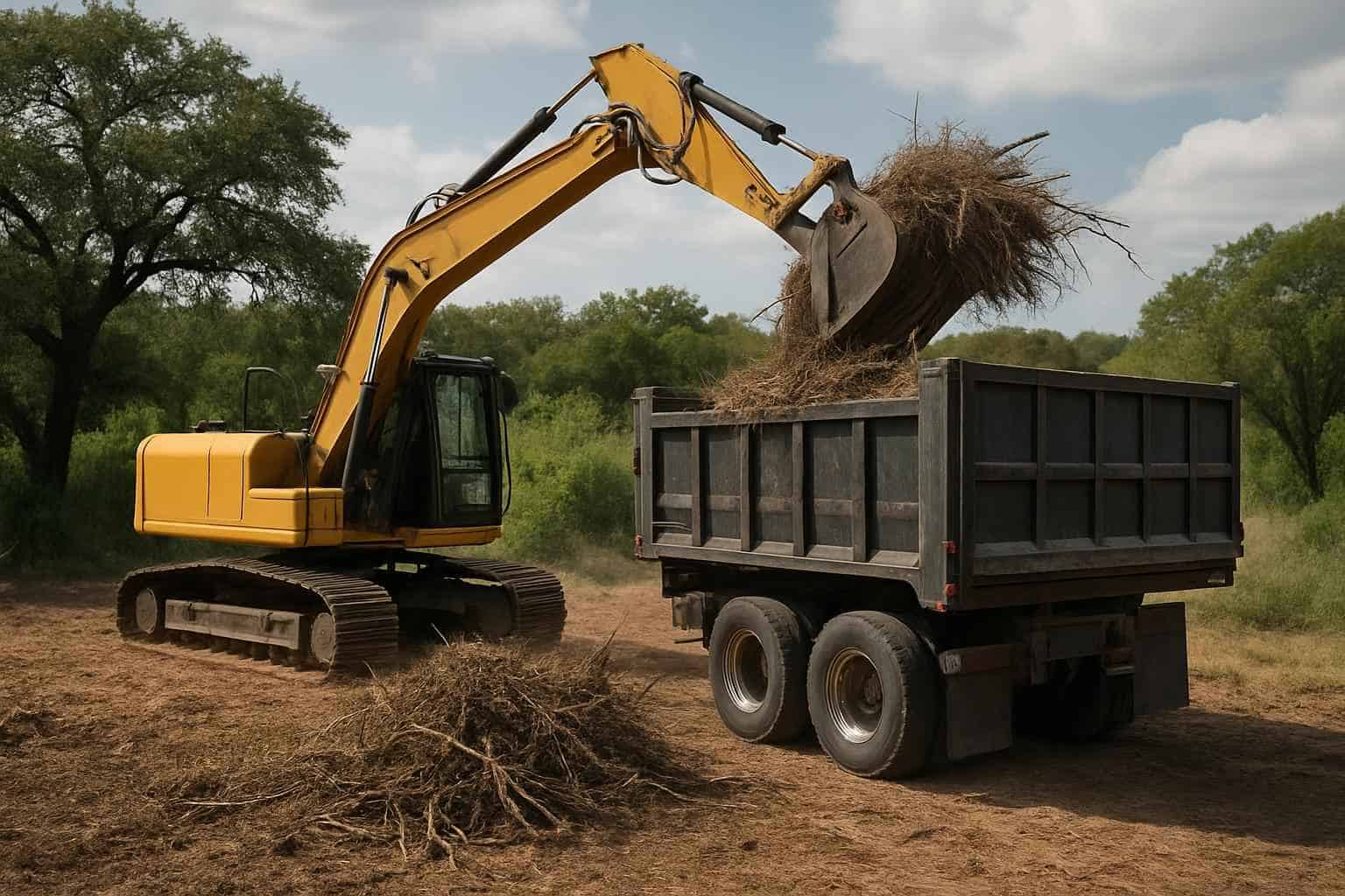 Underbrush Haul Off in Center Point Texas