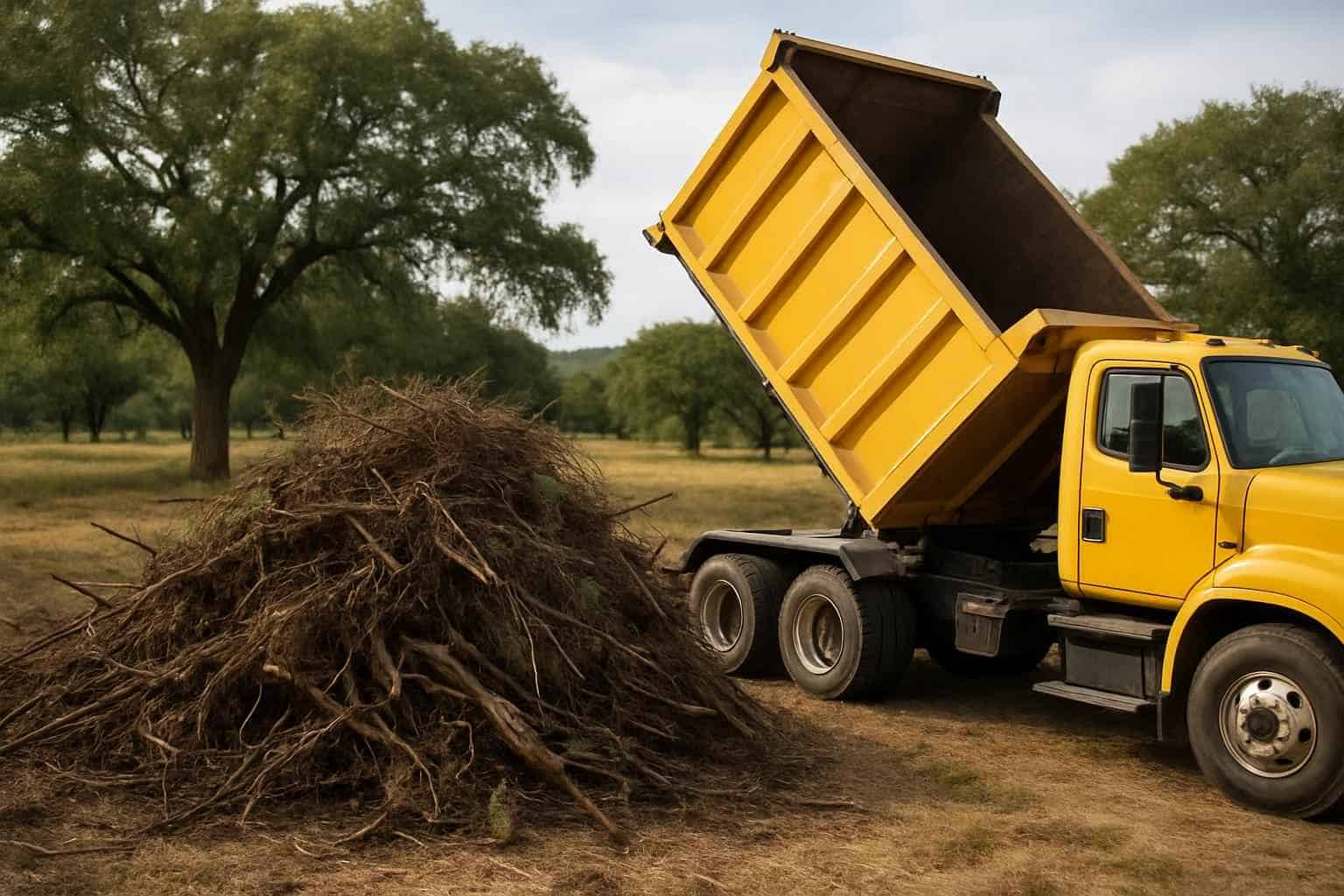 Underbrush Haul Off in Ingram Texas