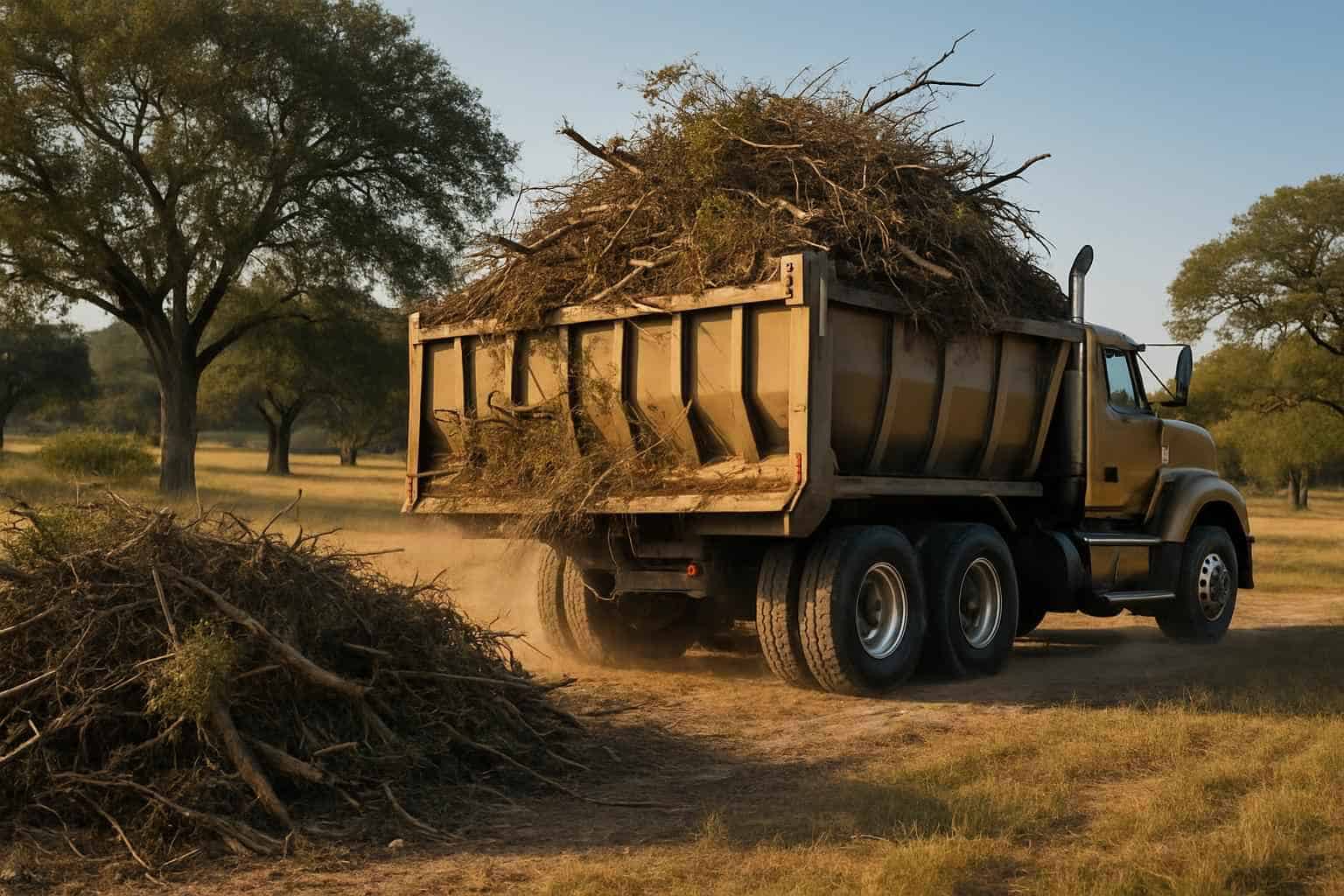 Underbrush Haul Off in Kendalia Texas