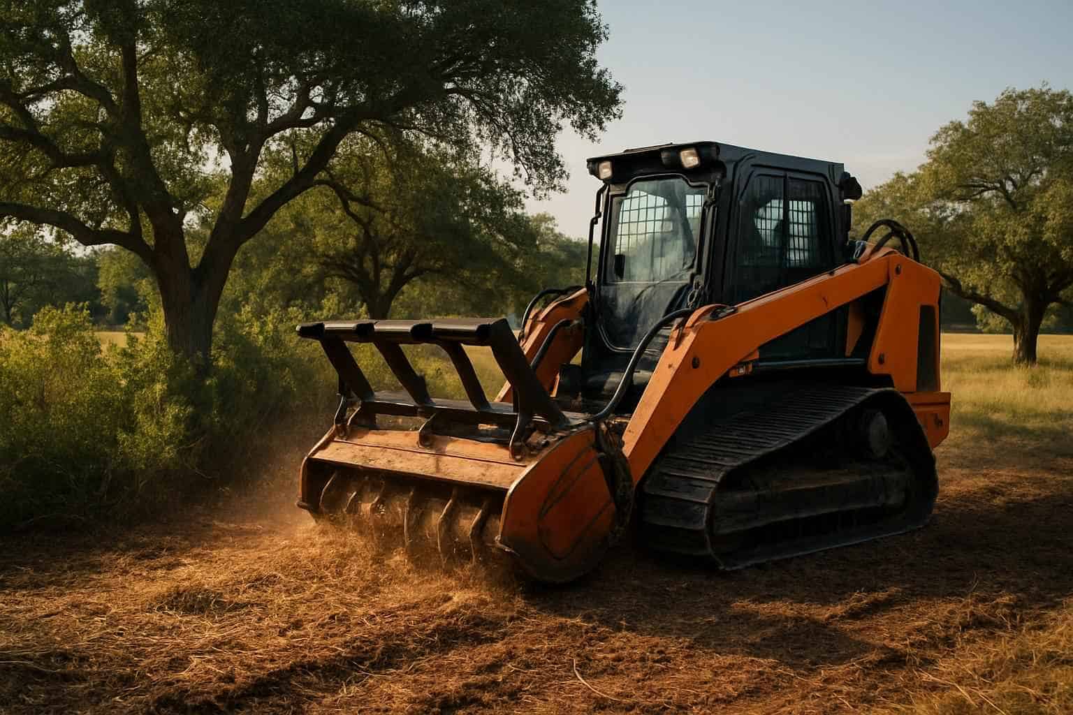 Underbrush Mulching in Center Point Texas