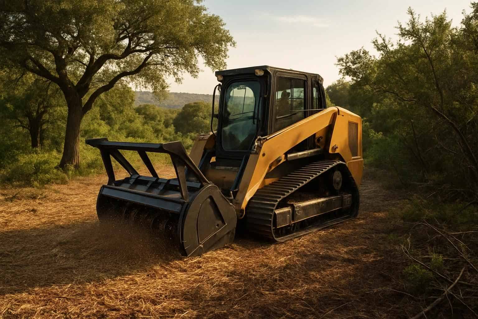 Underbrush Mulching in Ingram Texas