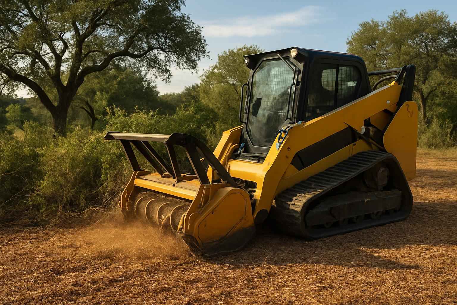 Underbrush Mulching in Johnson City Texas
