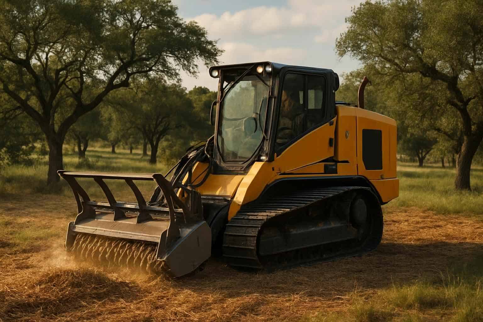 Underbrush Mulching in Kendalia Texas